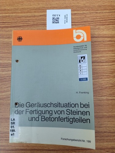Die geräuschsituation bei der - die,