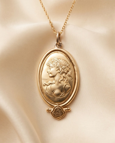 750er gold jugendstil - gold,