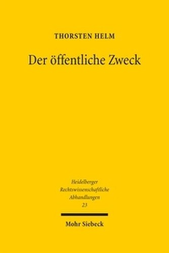 Der öffentliche zweck - öffentliche, zweck: