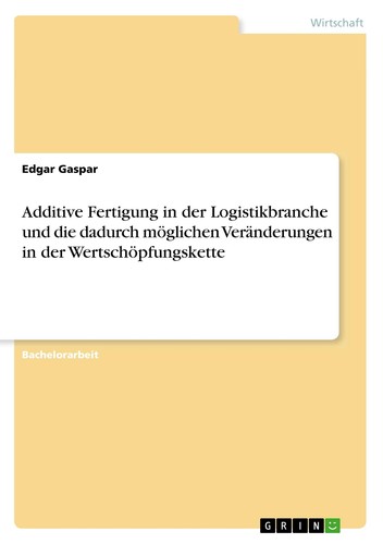 Additive fertigung der - additive, in